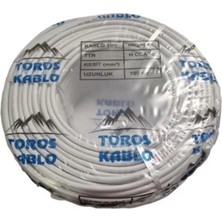 Toros Sinyal Kablo 3x1,5 Cca Beyaz (TOP-100 Mt) (Kdo)