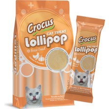 Melonika Crus Tuklu ve Bal Kabaklı Kedi Lolipop 10 Lu Paket ( 10X1,4 gr )