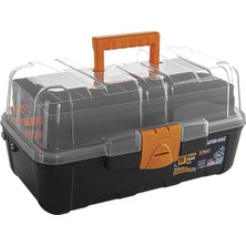 Super Bag Şeffaf Kapaklı Balıkçı Takım Çantası - ASR-5038