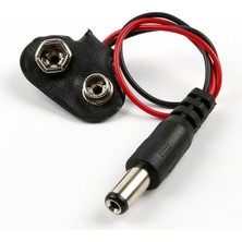 9V Dc Pil - Batarya Soketi