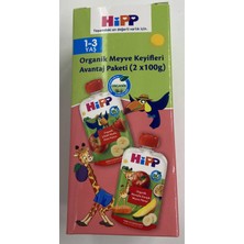 Hipp Organik Meyve Keyifleri Avantaj Paketi 2X100 gr Pembe