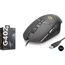 Good Pro G402 Rgb Gaming Mouse 7200 Dpı 7 Tuş 1000Hz Siyah (Kdo)