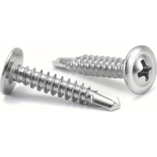 Happy Trend Vidası Pul Başlı (Rysb) Galvaniz Kaplama Matkap Uçlu Saç Metal Levha Panel Vidası (50, 3.9X22)