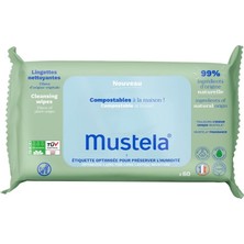 Mustela Kompostlanabilir Islak Mendil 60 Adet