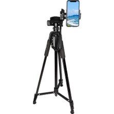 Happy Trend Tripod Kalın Sağlam Aliminyum Kalın Gövdeli Profesyonel Telefon Tutucu Çantalı 150 cm Tripod Neepho (F8840 Bluetooth Kumandalı 170CM Kalın)