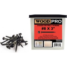 Happy Trend Fasteners DWPC8X3-5 No 2 Phillips 2,3 kg Net Ağırlık No 8 x 3-Inç Kaba Alçıpan Vidalar, 470 Parça, Siyah
