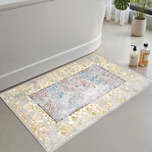 Monnhein Banyo Paspası, Yumuşak Banyo Halısı, Kaymaz Dot Tabanlı, Su Emici, Makinede Yıkanabilir - 60 x 100 cm