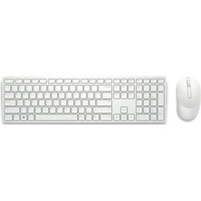 Happy Trend Pro Wireless Keyboard And Mouse - KM5221W - Turkish (Qwerty) - White