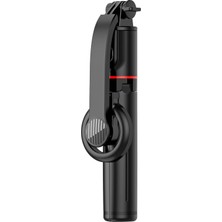 Happy Trend 360 Derece Ayarlanabilir Açili Bt 4.2 Tripodlu Manyetik Magsafe Özellikli Selfie Çubugu - Siyah