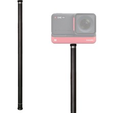 Happy Trend INSTA360 One Rs One X2 & X3 Için Ekstra Uzun 3m (10 Ft) Görünmez Selfie Çubuğu Uzatma