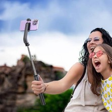 Happy Trend Tripod ve Selfie Çubuğu Np-01 Bluetooth Uzaktan Kumandalı Cep Telefonu Yüksekliği Ayarlanabilir Masaüstü Portatif Taşınabilir Iç ve Dış Mekan Evde Tatilde Kampda Kullanım Tripod (Np-01)