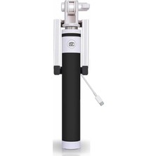 Happy Trend Type-C Selfie Stick Çubuğu Siyah