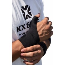 KX Spor Kx Başparmak Kavramalı Koruyucu Kaleci Bilekliği – Siyah