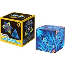 Qy Toys 3D Magnetic Shape Shifting Cube - Peacock / EQY10020 -Zeka Küpü
