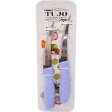 Varsoph 2 Parça  Kartelalı Tırtırlı Bıçak (5468)