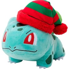 Jazwares Pokemon Yılbaşı Serisi Peluş 20 cm Bulbasaur - PKW2845