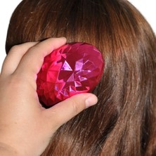 Varsoph Neon Pembe Düzleştirici Tarak Geniş Aralıklı her Saç Tipine Uygun Fırçalı Saç Düzleştirici (5468)