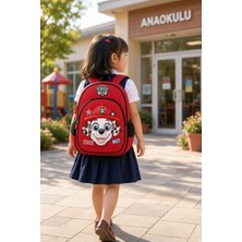 Dodomar Paw Patrol Marshall Anaokulu Okul Çantası Kabartmalı Çocuk Sırt Çantası Günlük 35 x 25 x 10 cm