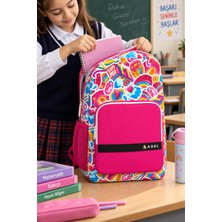Dodomar Tatlı Pembe Yaz Temalı Ilkokul Okul Çantası Çocuk Öğrenci Sırt Çantası Günlük 44 x 30 x 14