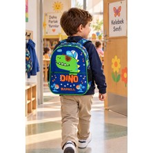 Dodomar Cool Dinozor Lüks Anaokulu Okul Çantası Çocuk Sırt Çantası Okul Öncesi Kullanım 32 x 24 x 8