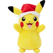 Jazwares Pokemon Yılbaşı Serisi Peluş 20 cm Pikachu - PKW2845