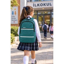 Dodomar Turkuaz Lüks Ilkokul Okul Çantası Çocuk Öğrenci Sırt Çantası Günlük Kullanım 45 x 30 x 15