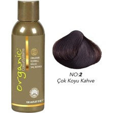 Bilic Home Organic Boya 150Ml. 2 Çok Koyu Kahve