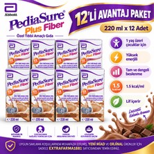 Abbott Pediasure Plus Fibre Kakaolu 200 ml x 12 Li Avantaj Paketi