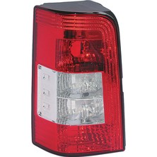 Mars Citroen Berlingo 2005-2008 Tek Kapı Sol Stop Lambası Şeffaf (Duysuz) 6350.CY