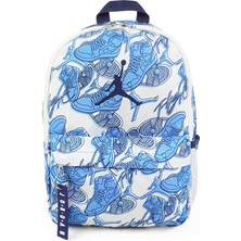 Nike Jordan Air Printed Backpack (10L) Mini Sırt Çantası Mavi Beyaz| DV5304-410