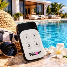 Kilit Market Wicom Beyaz Akıllı Kumanda 434 Mhz