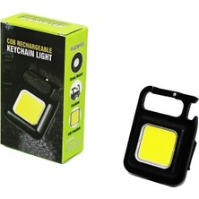 Varsoph 3ın1 Mıknatıslı USB Şarjlı Fener - Anahtarlık - Pratik Kapak Açacak (5468)