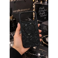 Sanalik Aksesuar Iphone 17 Pro Uyumlu Diamond Kristal Taşlı Magsafe Kristal Taşlı Premium Telefon Kılıfı