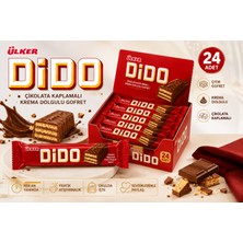 Ülker Dido Sütlü Çokalata Kaplamalı Gofret Çikolata 35G X24 Adet