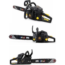 Öm-ka Royal 52 cc Çift Egzozlu Motorlu Testere - 51 cm Kılavuz- 3.8 Hp Benzinli Ağaç Kesme Makinesi