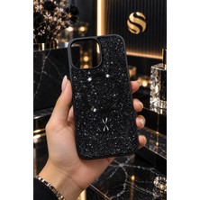 Sanalik Aksesuar Iphone 16 Pro Max Uyumlu Diamond Kristal Taşlı Magsafe Kristal Taşlı Premium Telefon Kılıfı