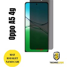 TechnoCase Oppo A5 4g Hayalet Cam Mat Nano Ekran Koruyucu Darbelere Karşı Dayanıklı Flexible Nano Cam