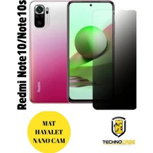 TechnoCase Redmi Note 10 / 10S Mat Hayalet Nano Cam Darbelere Karşı Dayanıklı Esnek Nano Ekran Koruyucu