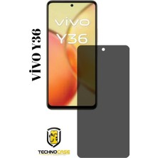 TechnoCase Vivo Y36 Hayalet Cam Mat Nano Ekran Koruyucu Darbelere Karşı Dayanıklı Flexible Nano Cam