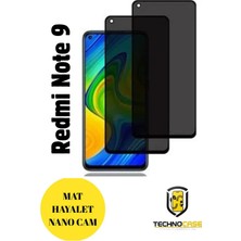 TechnoCase Redmi Note 9 Mat Hayalet Nano Cam Darbelere Karşı Dayanıklı Esnek Nano Ekran Koruyucu