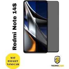 TechnoCase Redmi Note 14S Hayalet Cam Mat Nano Ekran Koruyucu Darbelere Karşı Dayanıklı Flexible Nano Cam