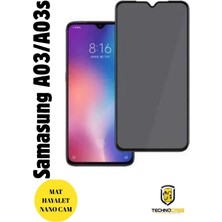 TechnoCase Samsung A03 / A03S Hayalet Cam Mat Nano Ekran Koruyucu Darbelere Karşı Dayanıklı Flexible Nano Cam