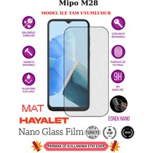 TechnoCase Mipo M28 Tam Uyumlu Mat Hayalet Privacy Esnek Nano Ekran Koruyucu Film