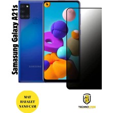 TechnoCase Samsung A21S Mat Hayalet Nano Cam Darbelere Karşı Dayanıklı Esnek Nano Ekran Koruyucu