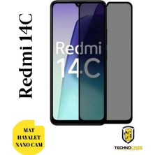 TechnoCase Redmi 14C Mat Hayalet Nano Cam Darbelere Karşı Dayanıklı Esnek Nano Ekran Koruyucu