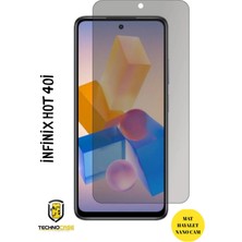 TechnoCase Infinix Hot 40I Mat Hayalet Nano Cam Darbelere Karşı Dayanıklı Esnek Nano Ekran Koruyucu