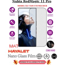 TechnoCase Nubia Redmagic 11 Pro Tam Uyumlu Mat Hayalet Privacy Esnek Nano Ekran Koruyucu Film