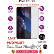 TechnoCase Poco F5 Pro Tam Uyumlu Mat Hayalet Privacy Esnek Nano Ekran Koruyucu Film