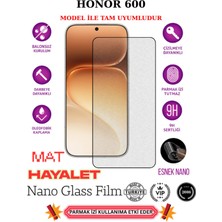 TechnoCase Honor 600 Tam Uyumlu Mat Hayalet Privacy Esnek Nano Ekran Koruyucu Film