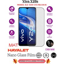 TechnoCase Vivo Y20S Tam Uyumlu Mat Hayalet Privacy Esnek Nano Ekran Koruyucu Film